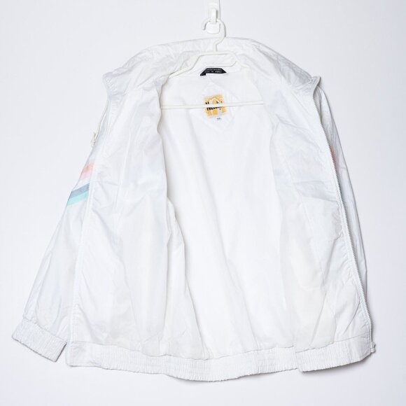 Vintage 80s Niccolini Womens Size Small Retro Windbreaker Jacket Pastel - Picture 7 of 10